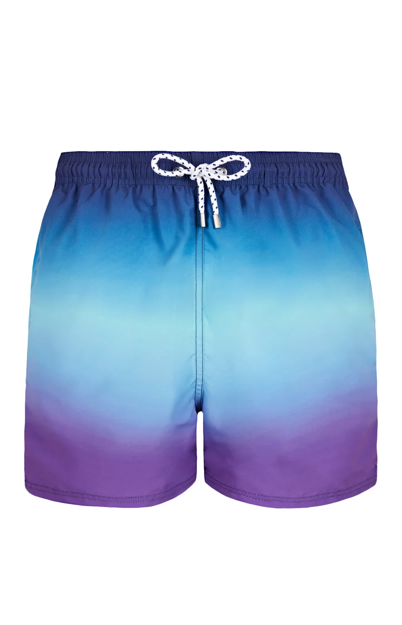 Short de bain - Tie & Dye Bleu