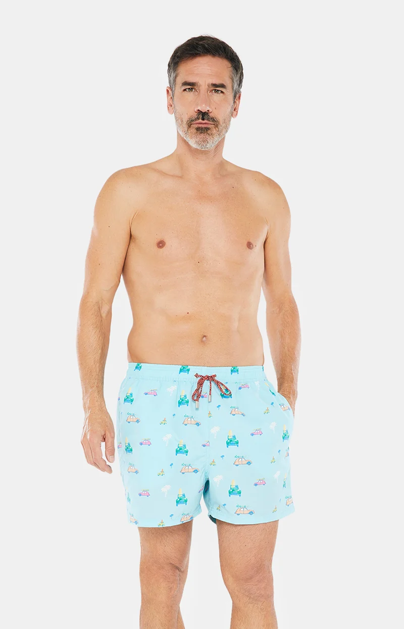 Short de bain 2CV - Bleu
