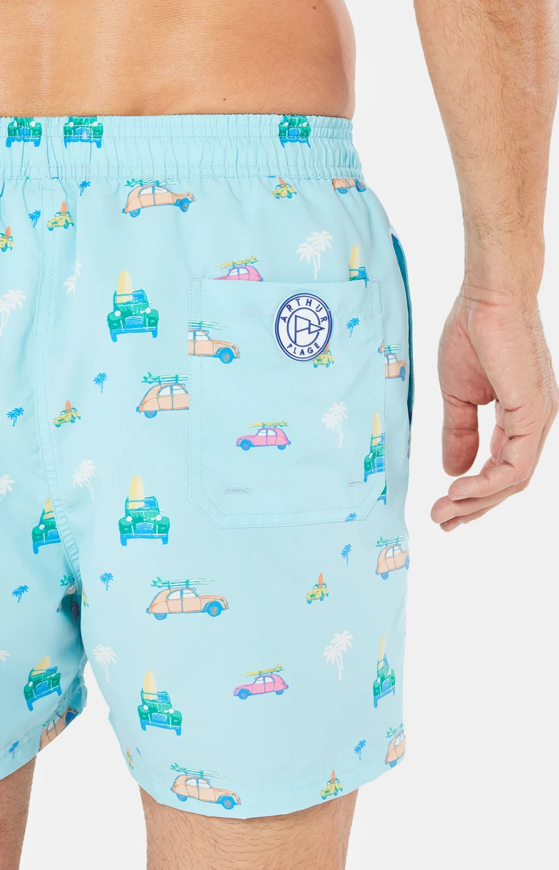 Short de bain 2CV - Bleu