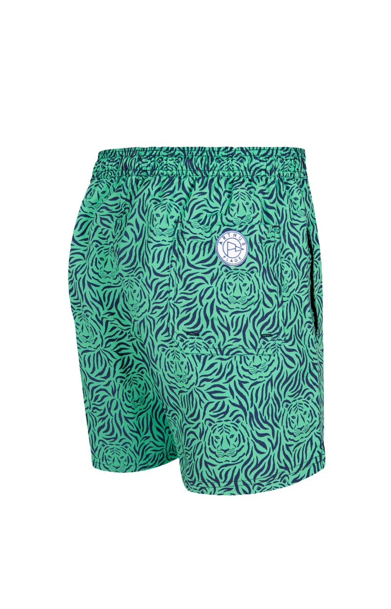 Short de bain Tigre - Vert