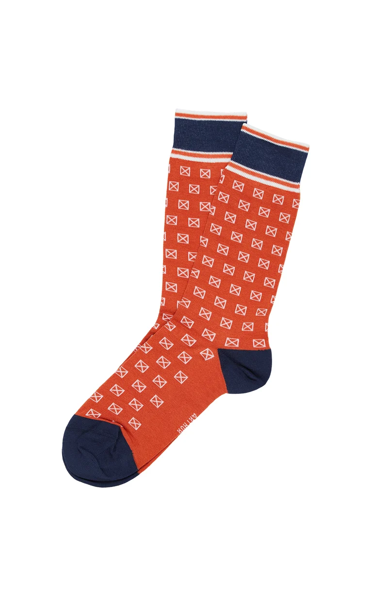 Chaussettes Roland Garros - Orange