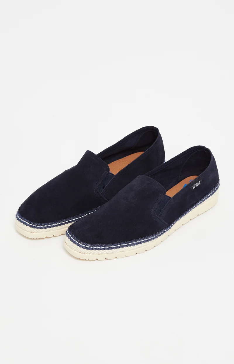 Mocassins unies - Marine