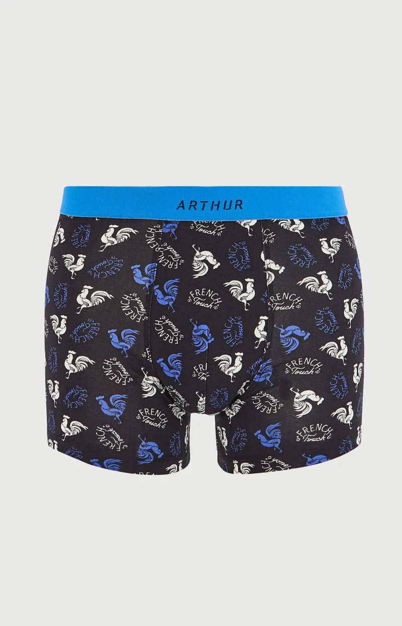 Boxer en jersey de coton - Noir