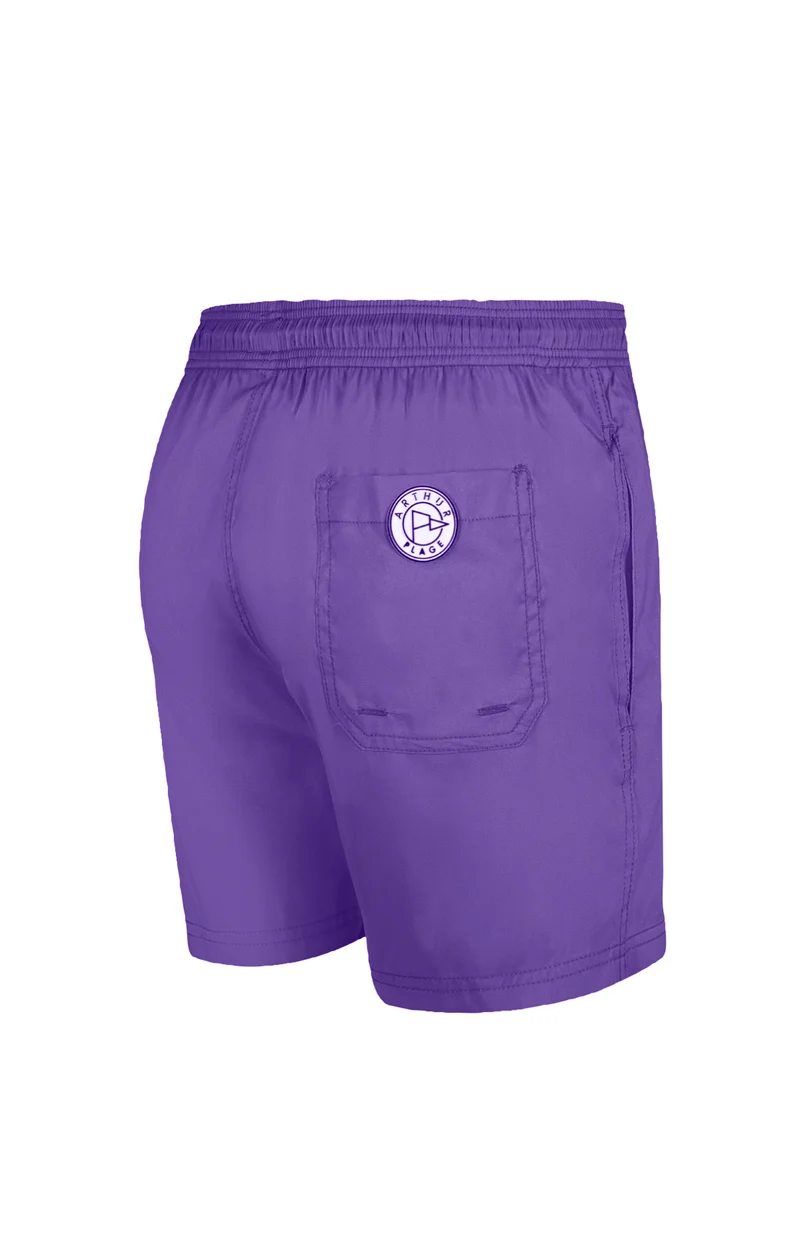 Short de bain Polyester recyclé - Violet