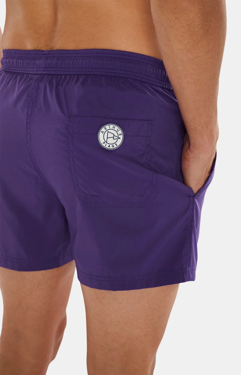 Short de bain Polyester recyclé - Violet