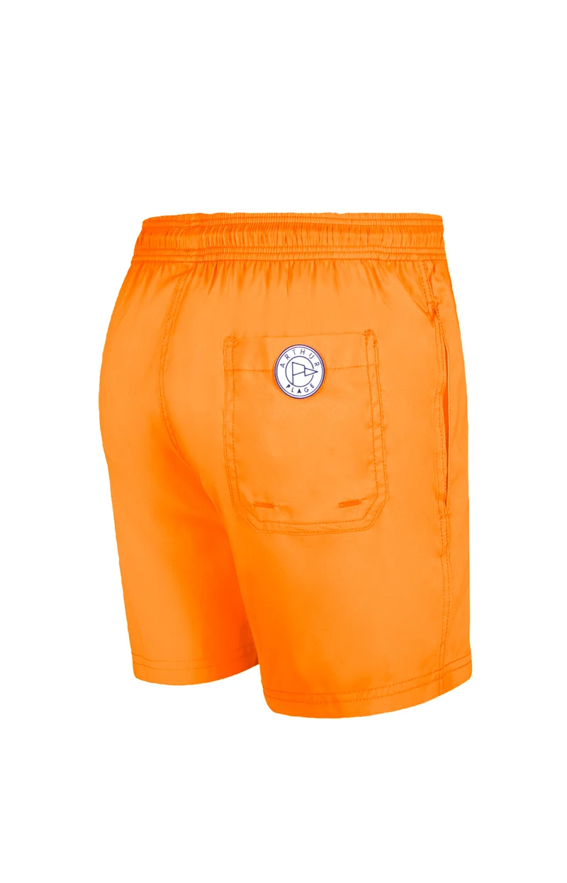 Short de bain Polyester recyclé - Orange