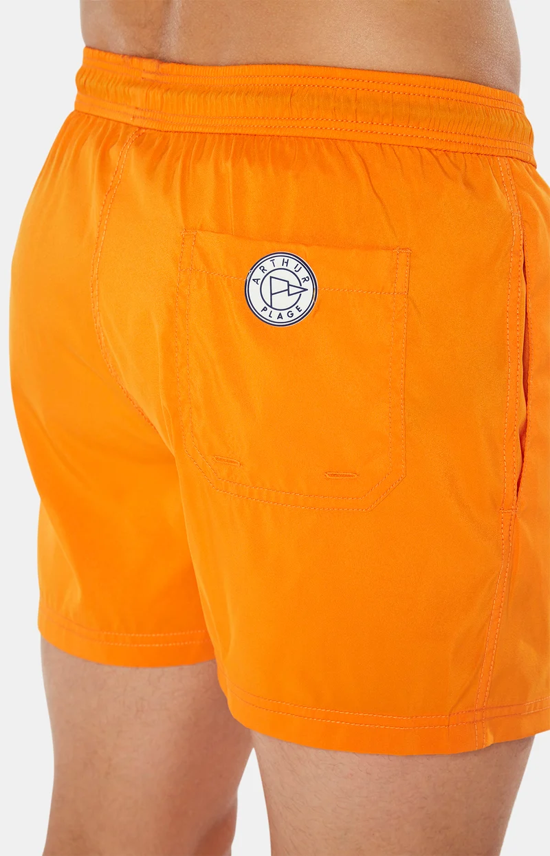 Short de bain Polyester recyclé - Orange