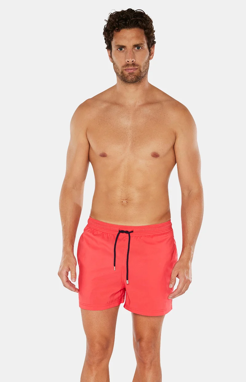 Short de bain Polyester recyclé - Rouge