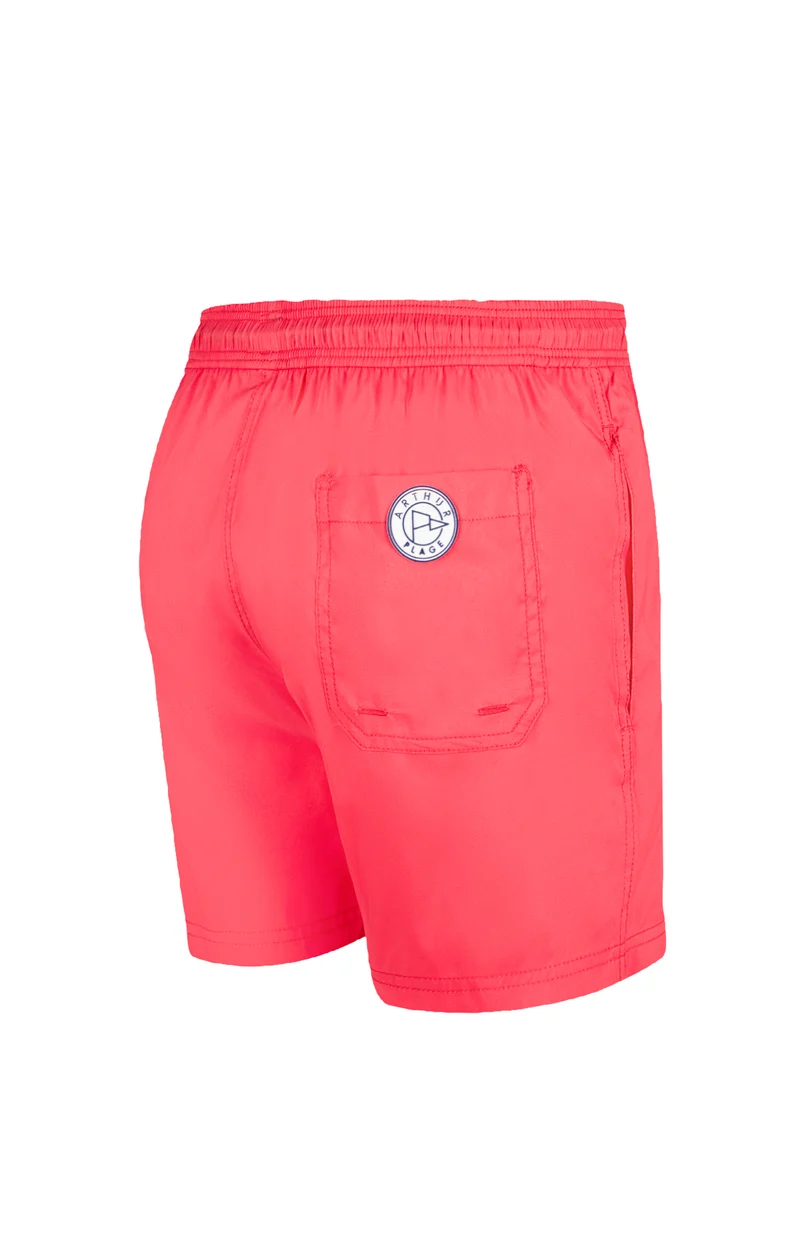Short de bain Polyester recyclé - Rouge