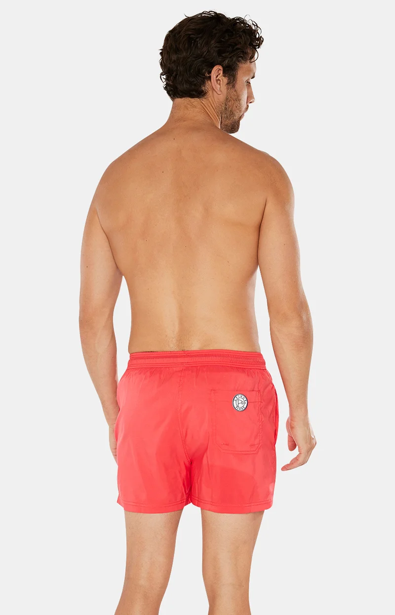 Short de bain Polyester recyclé - Rouge