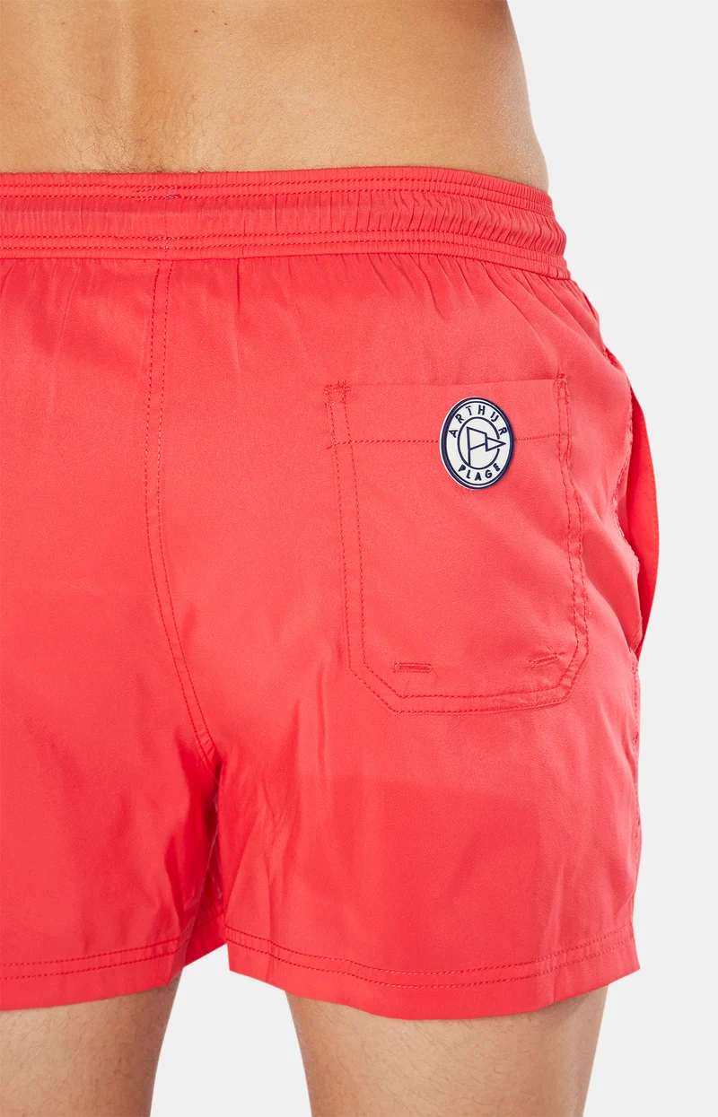 Short de bain Polyester recyclé - Rouge