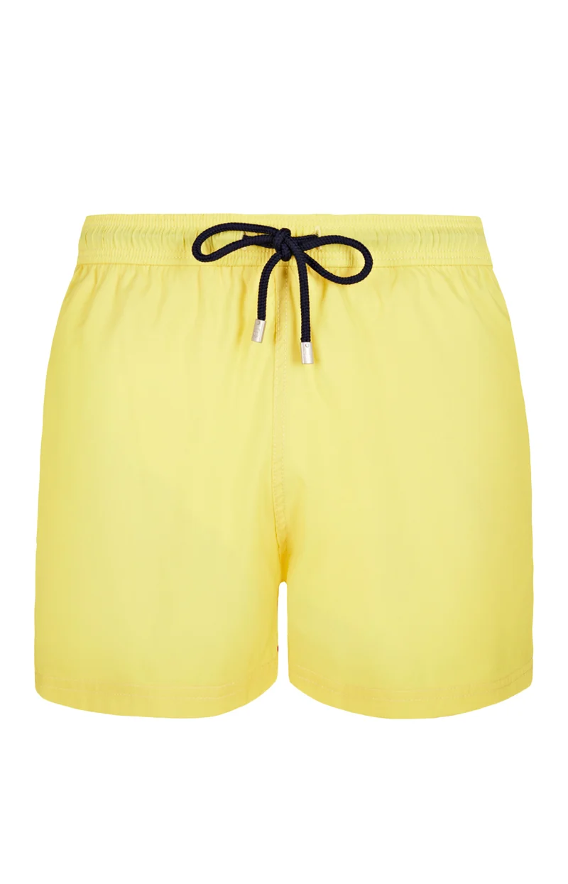 Short de bain Polyester recyclé - Jaune