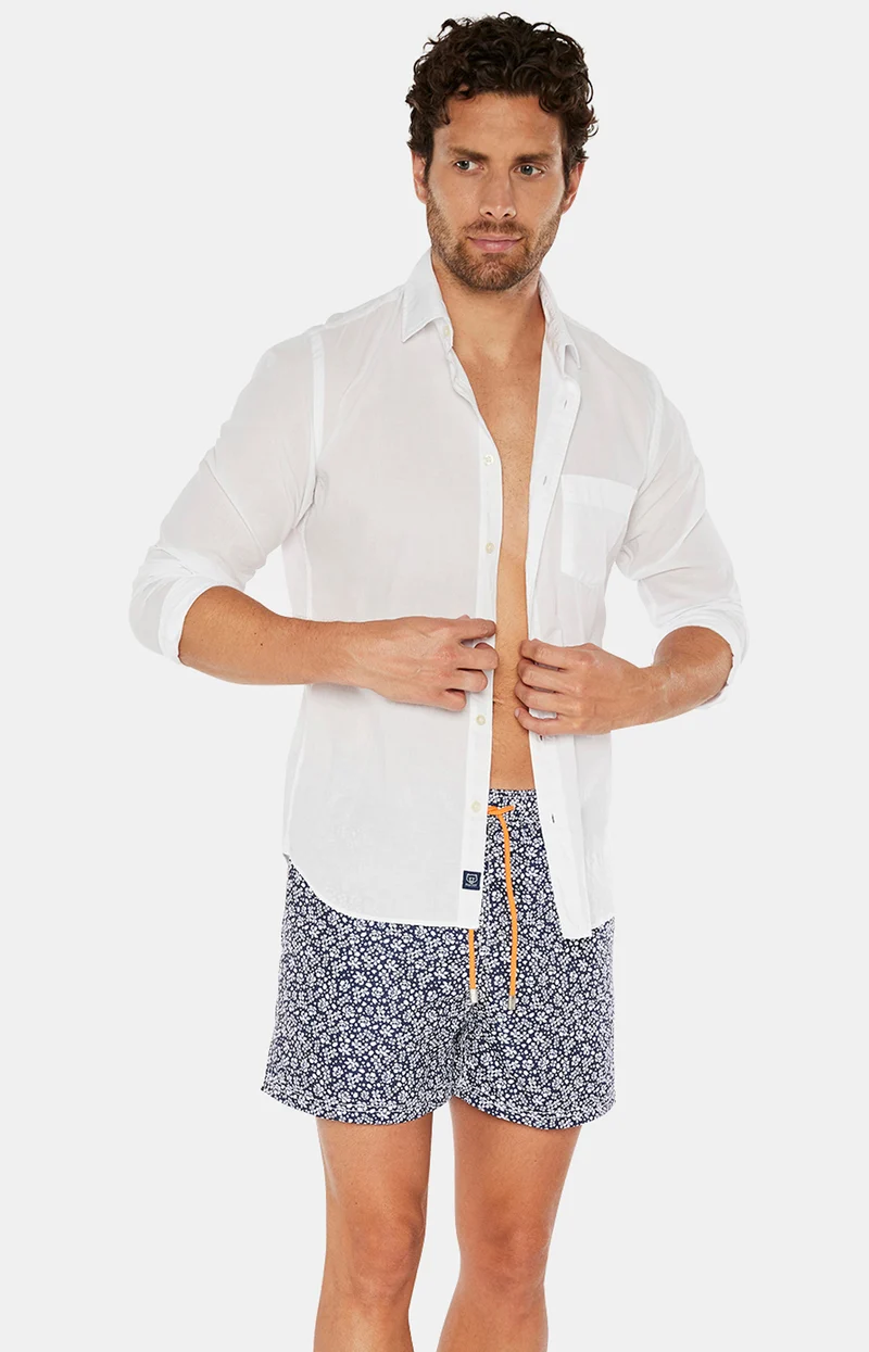 Short de bain - Fleur