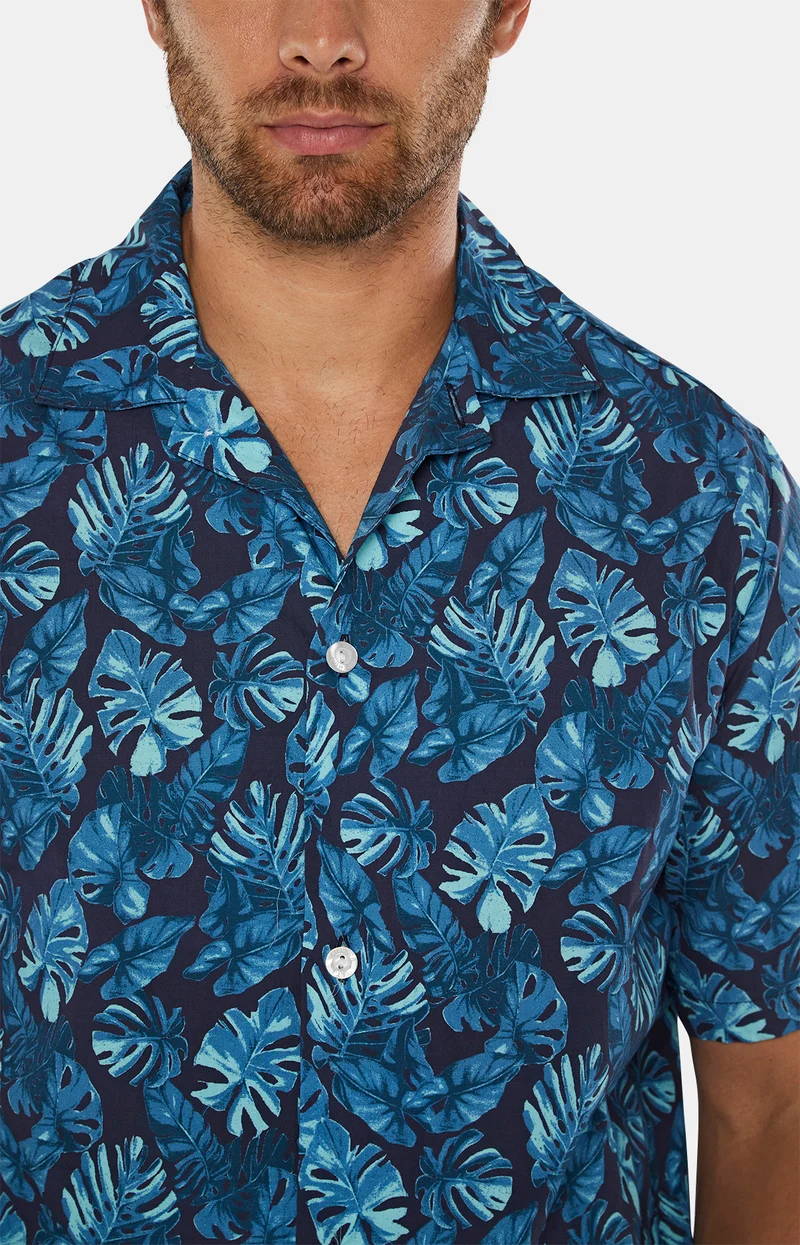Pyjashort boutonné Tropique