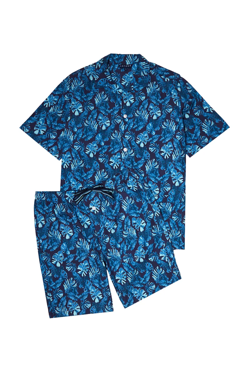 Pyjashort boutonné Tropique