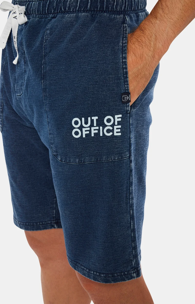 Short Out-of-Office Denim