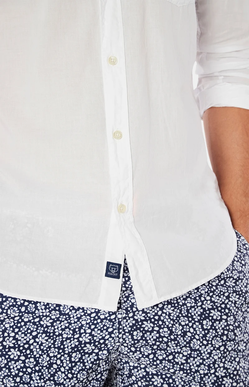 Chemise Voile de Coton Blanche