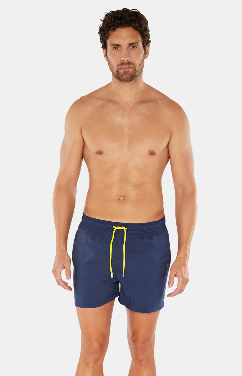 Short de bain Polyester recyclé - Marine