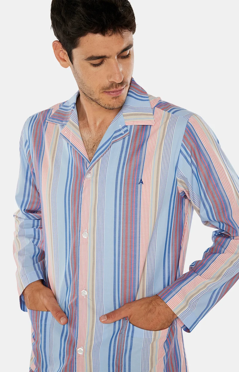 Pyjama boutonné Rayure Tampa