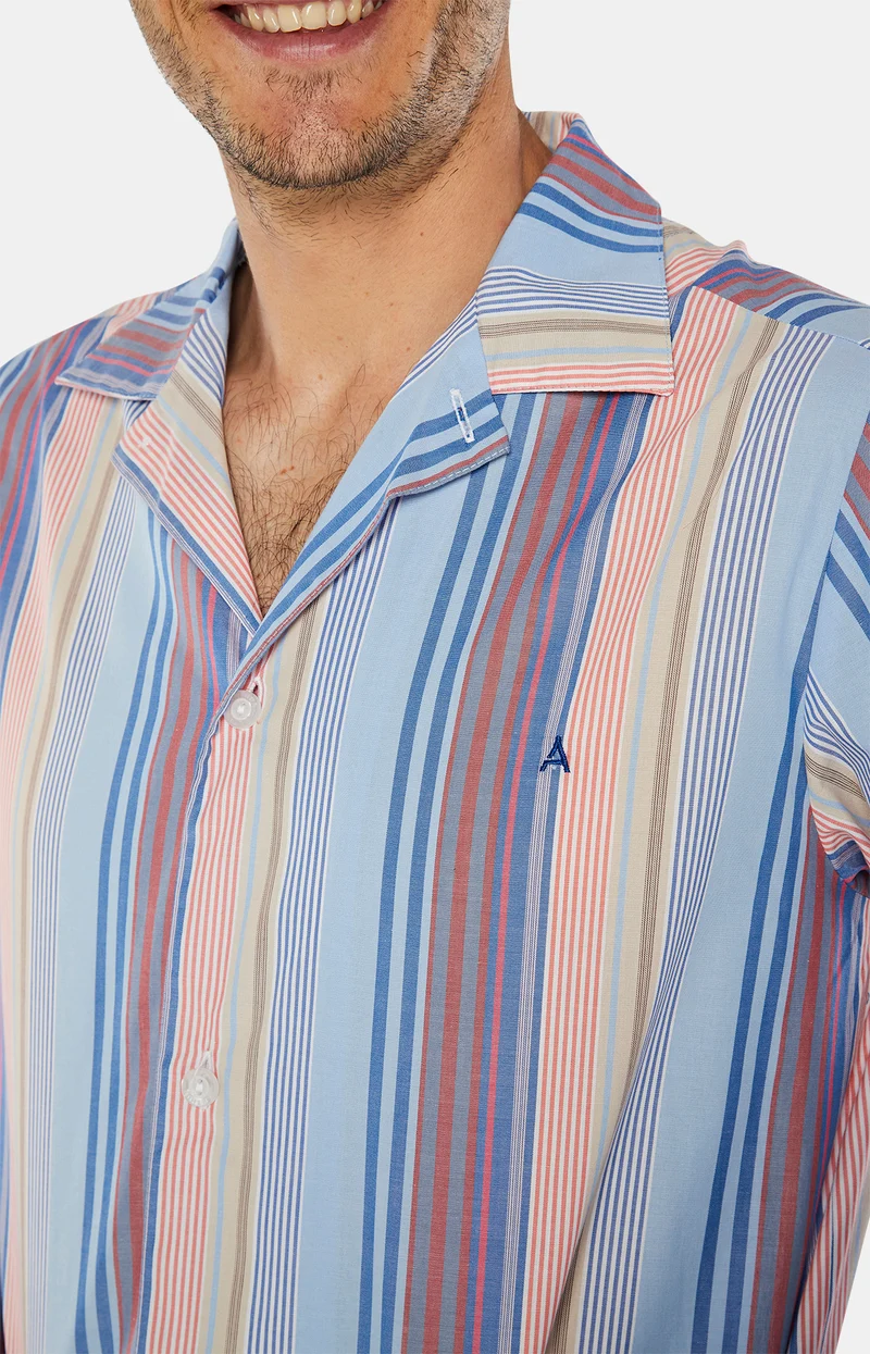 Pyjama boutonné Rayure Tampa