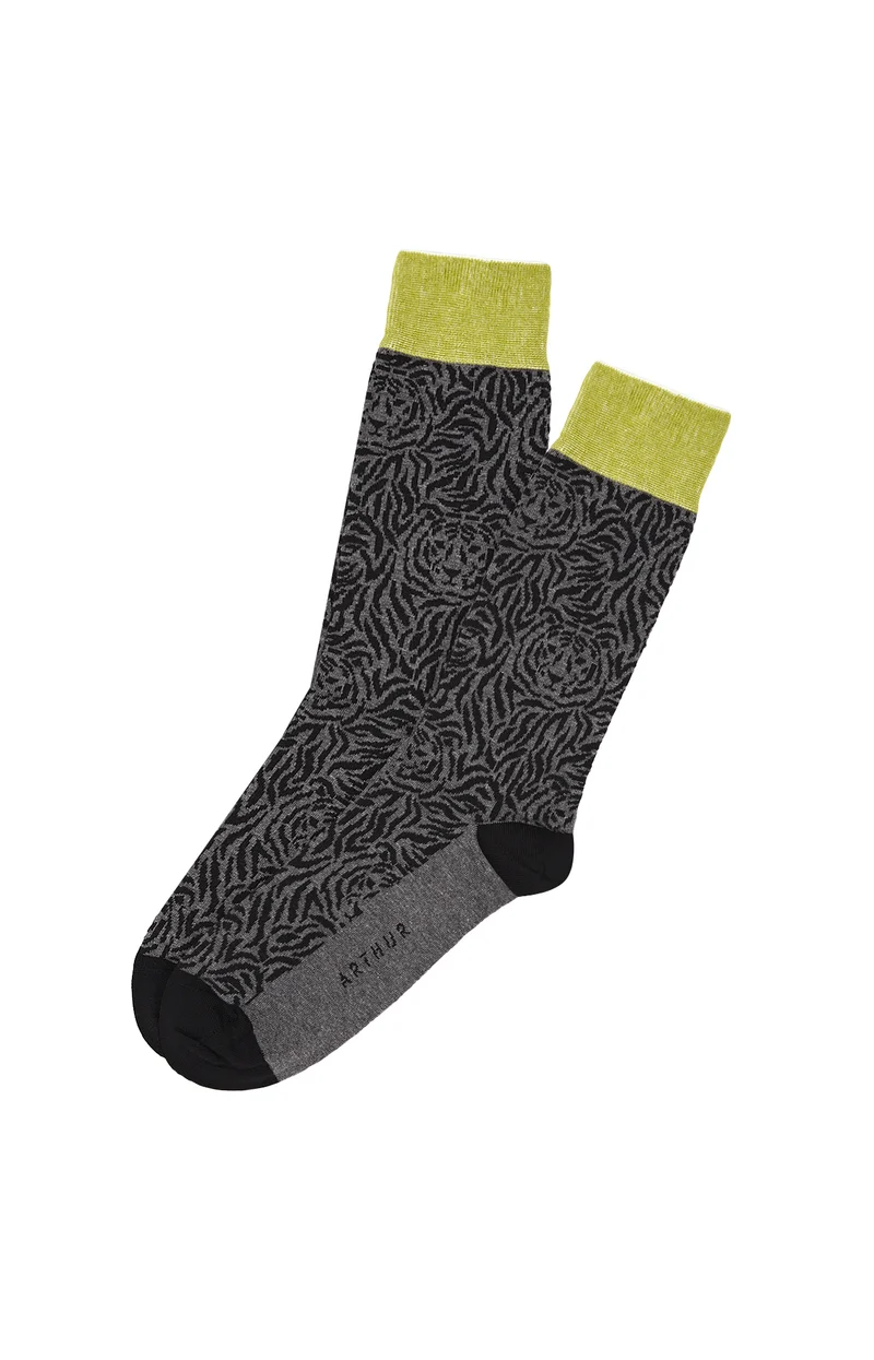 Chaussettes Tigre Gris
