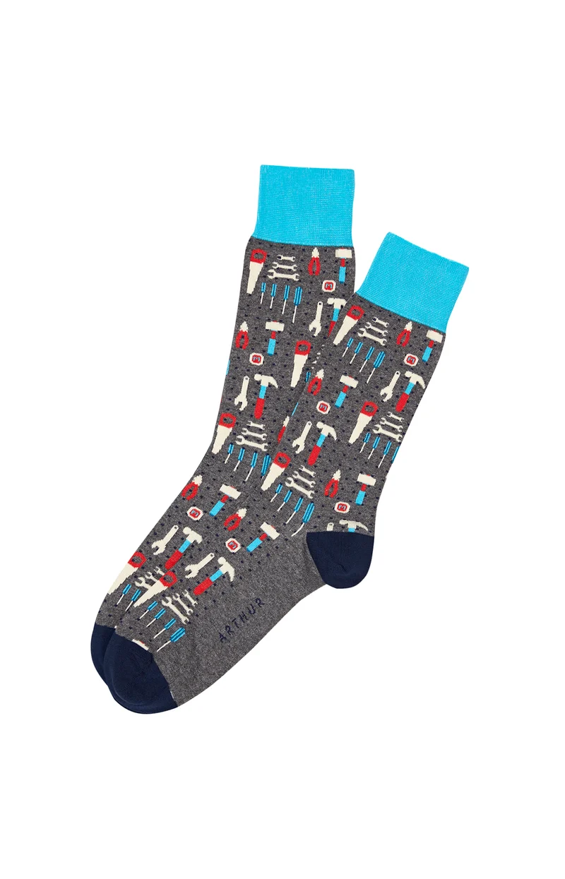 Chaussettes Bricolage - Gris