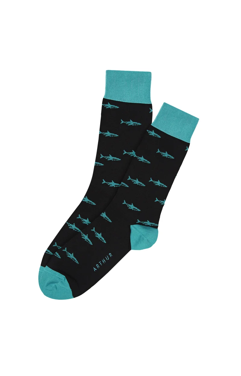 Chaussettes Requin - Noir