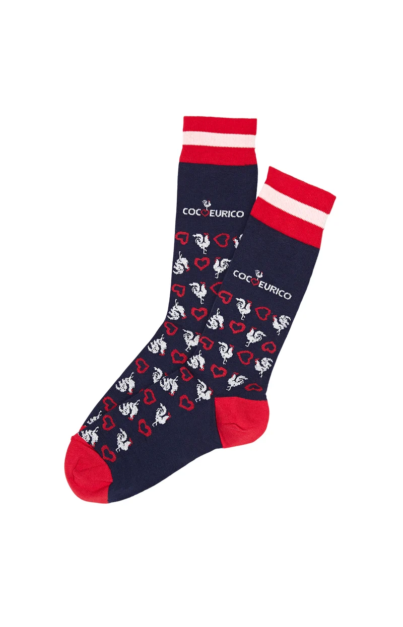 Chaussettes Cocoeurico - Marine