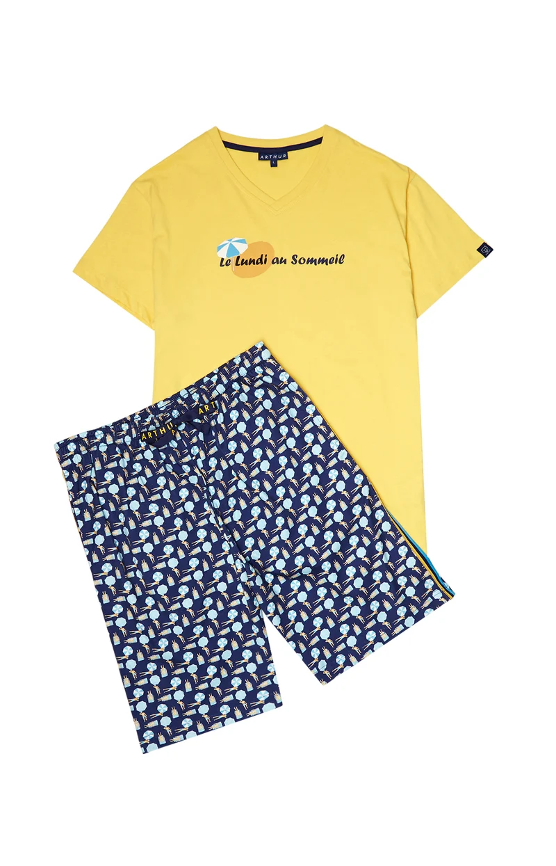 Pyjashort Lundi au Sommeil