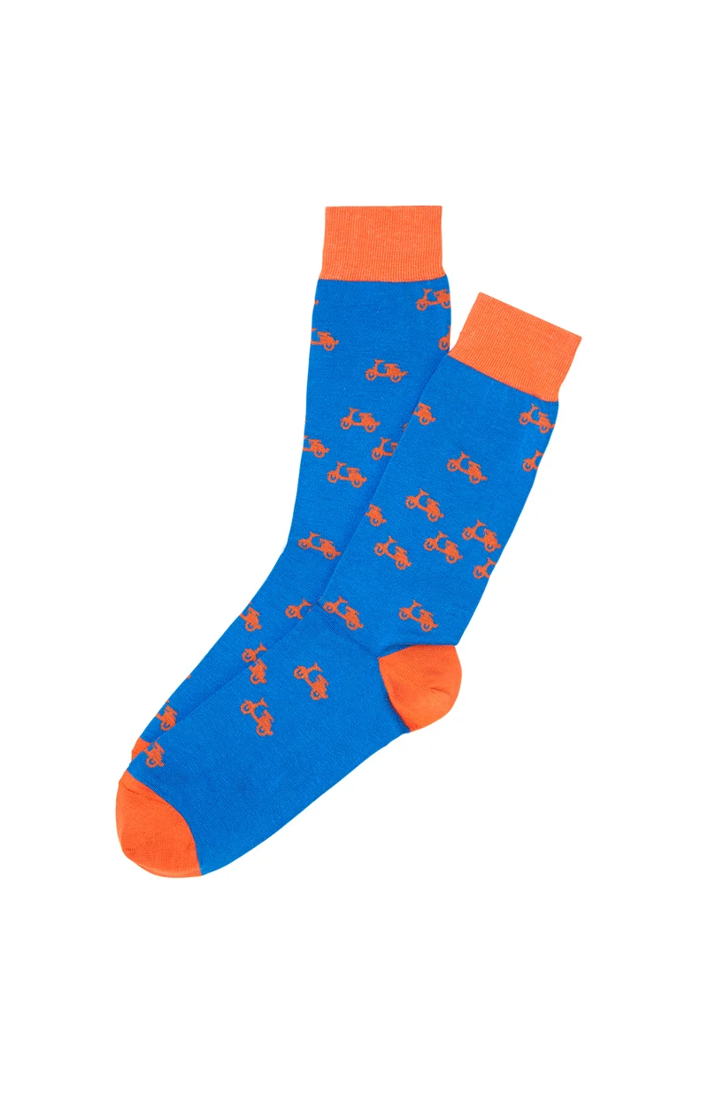 Chaussettes Scooter - Bleu