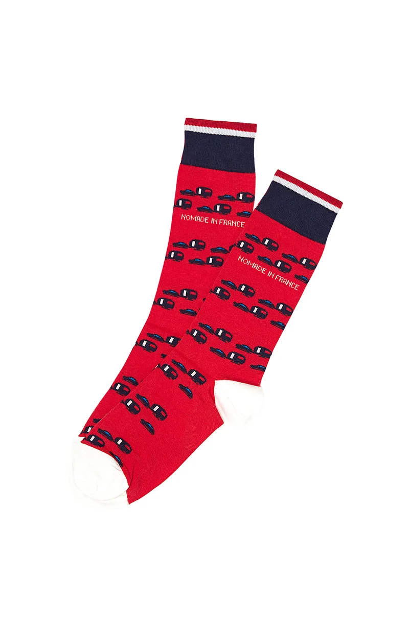 Chaussettes Nomade in France - Rouge