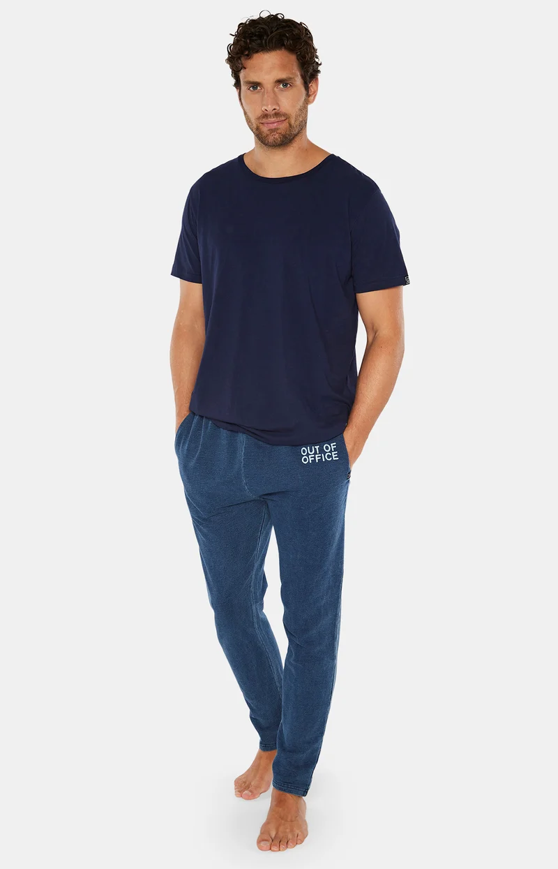 Tee-Shirt en coton pima - Marine