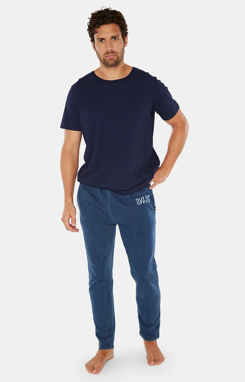 Tee-Shirt en coton pima - Marine