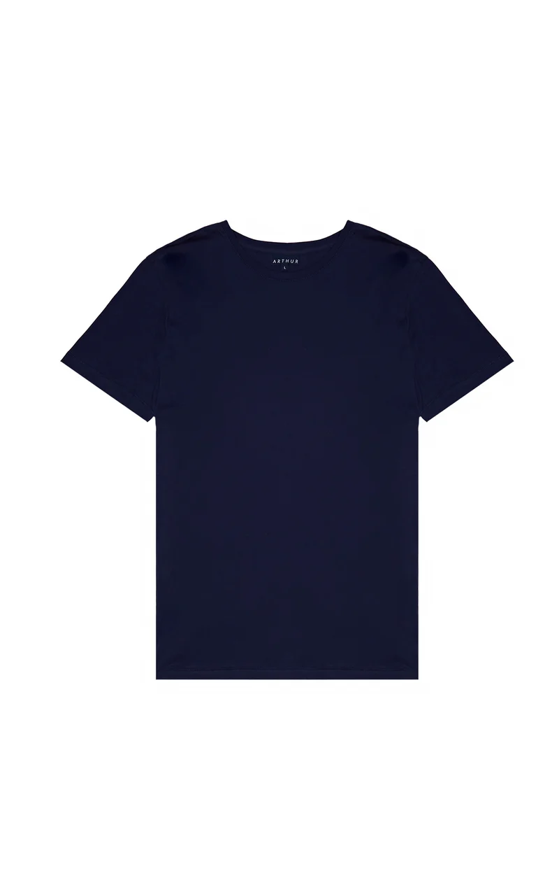 Tee-Shirt en coton pima - Marine