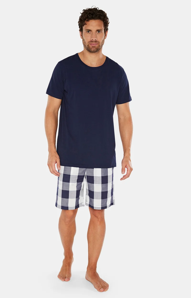 Tee-Shirt en coton pima - Marine