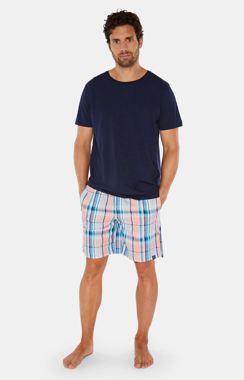 Tee-Shirt en coton pima - Marine