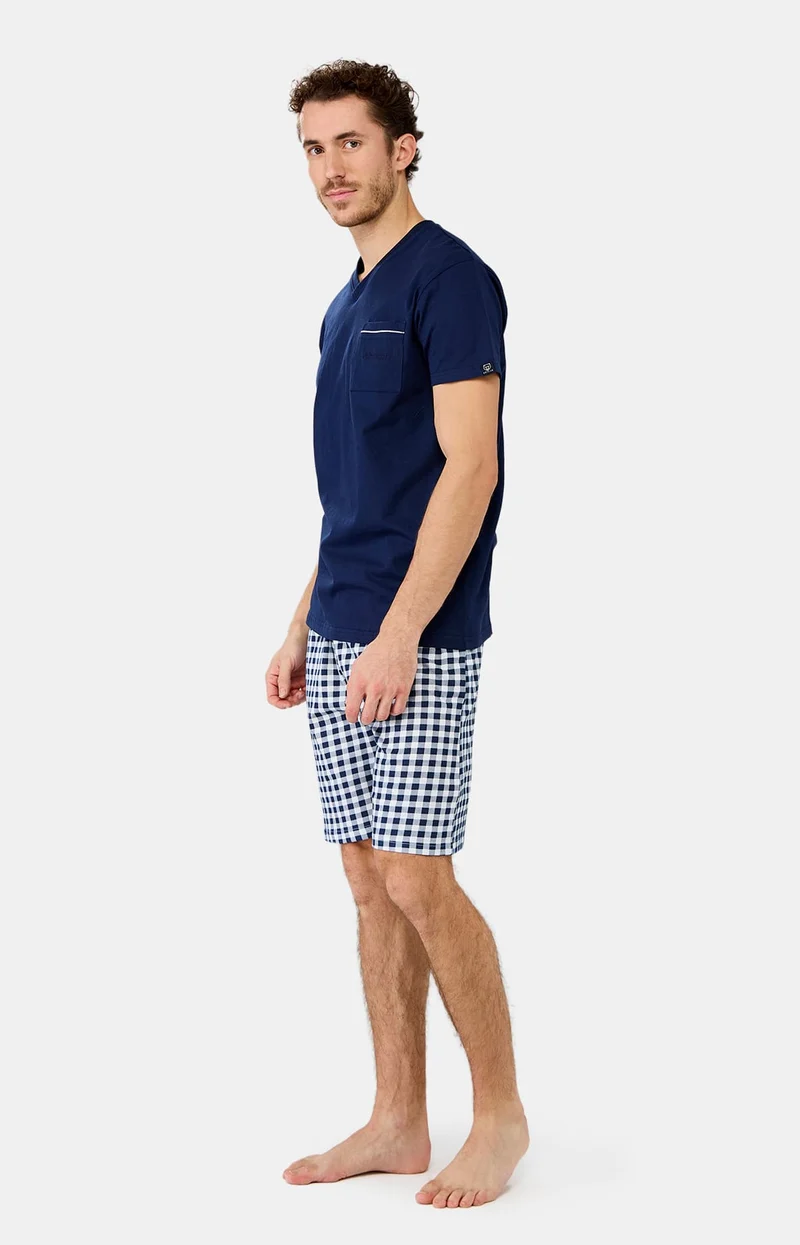 Pyjashort en jersey de coton léger - Star