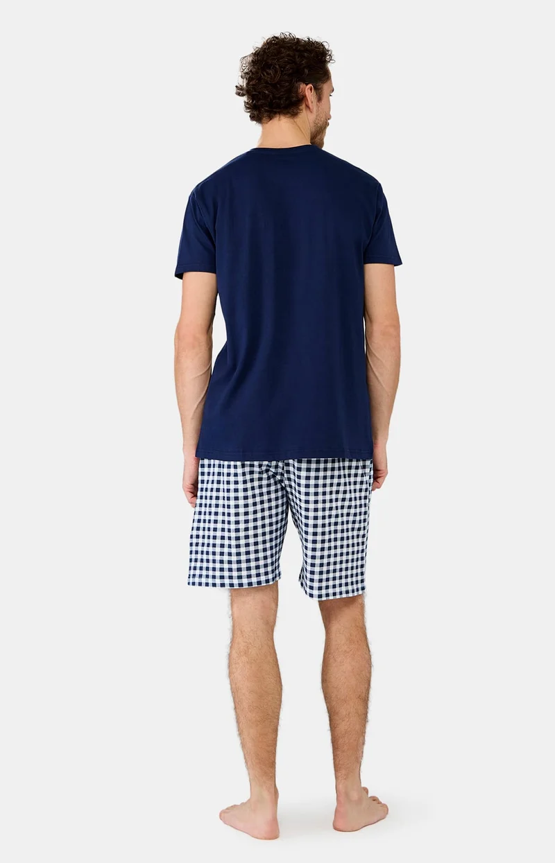 Pyjashort en jersey de coton léger - Star