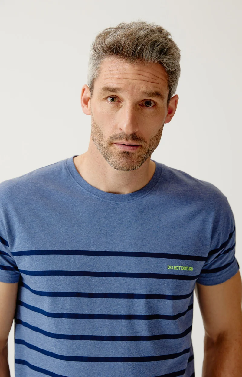 Pyjashort en jersey de coton léger - Do not Disturb