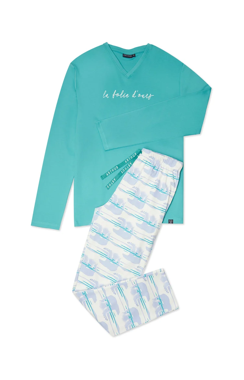 Pyjama Folie d'Ours - Bleu