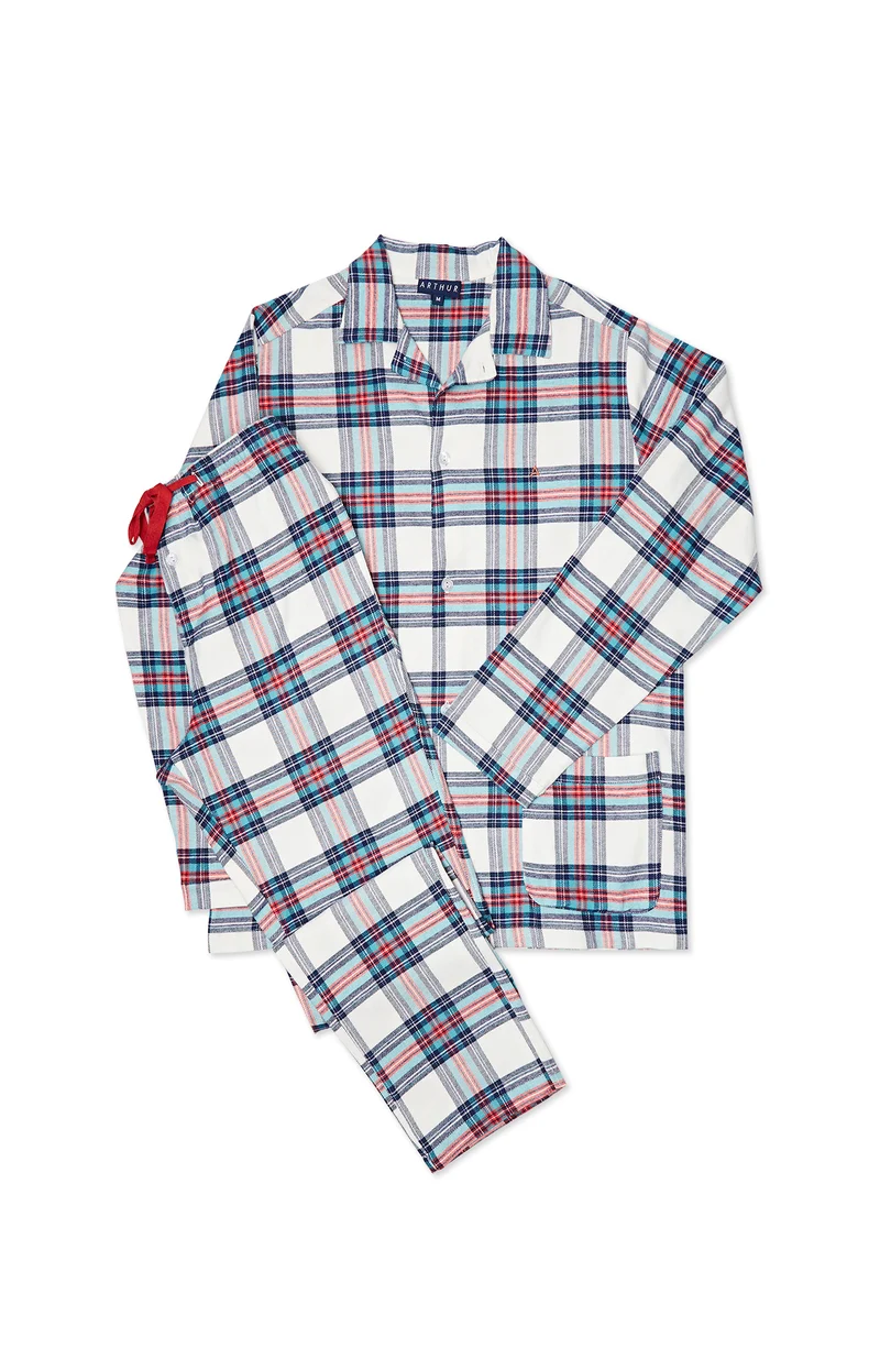 Pyjama Boutonné Logan - Bleu