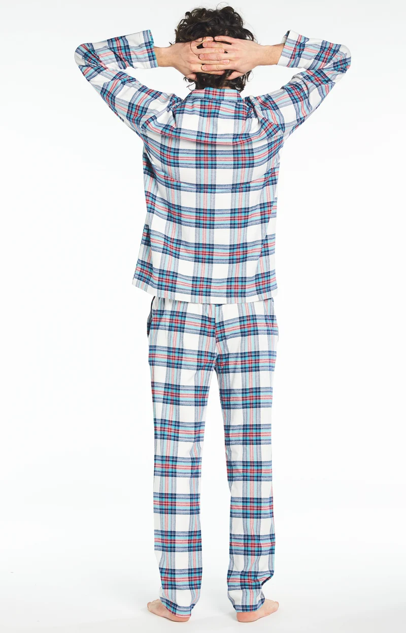Pyjama Boutonné Logan - Bleu
