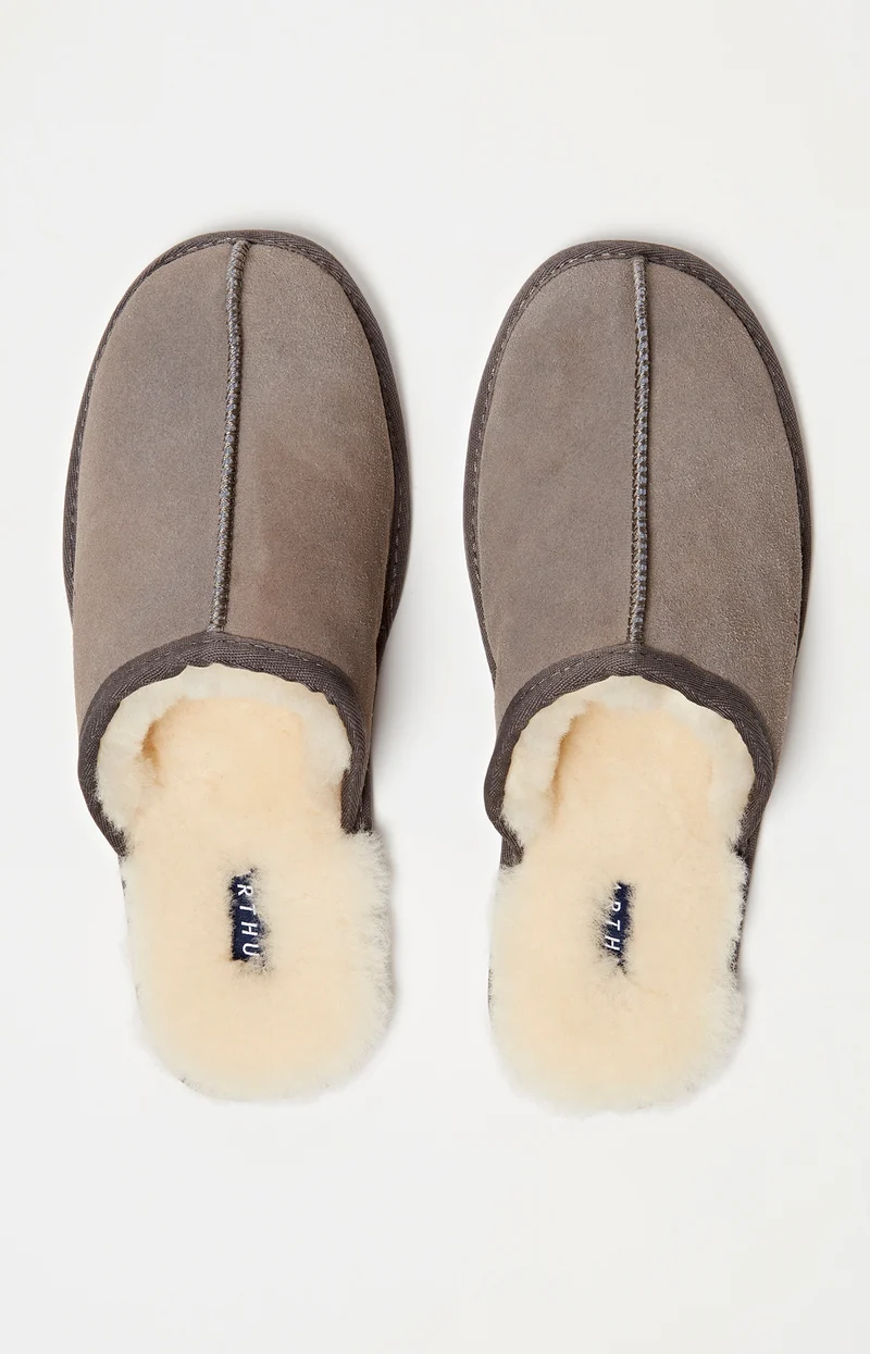 Chaussons Laine - Taupe