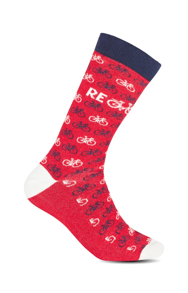 Chaussettes Vélo - Rouge