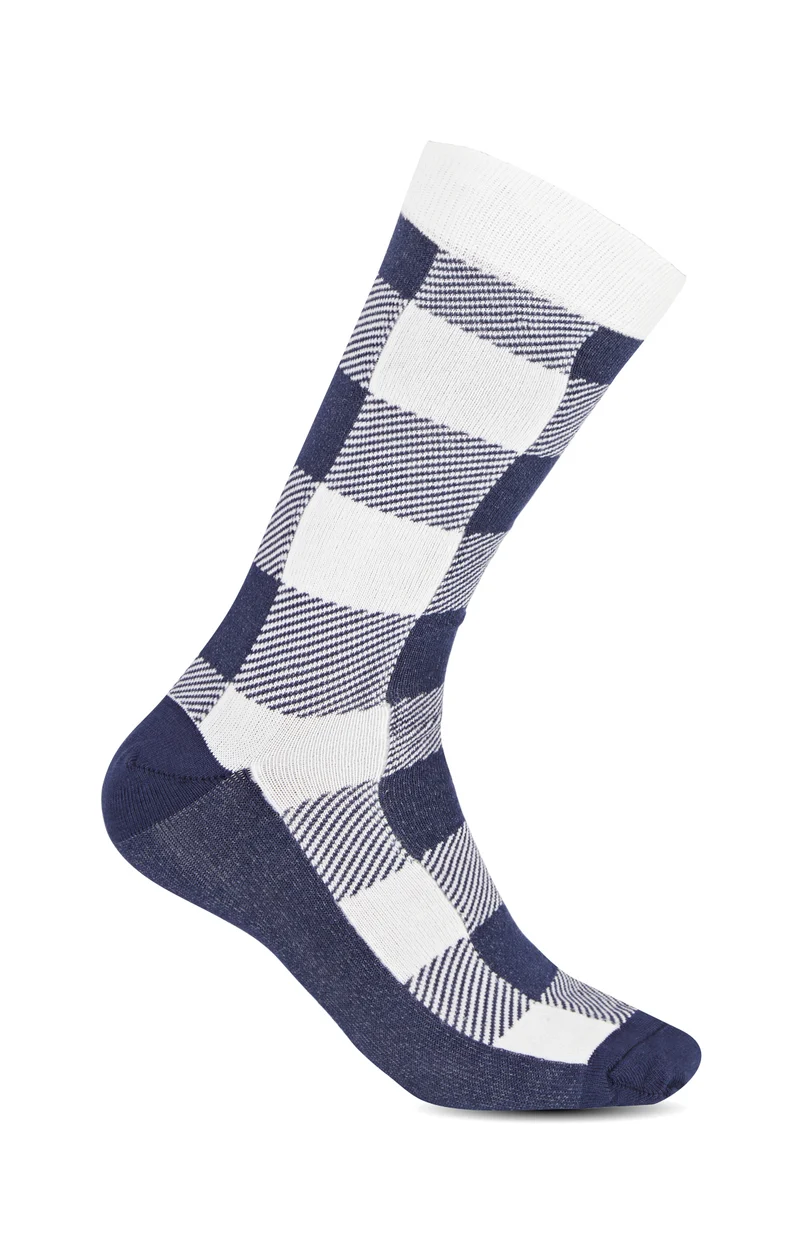 Chaussettes Vichy - Marine