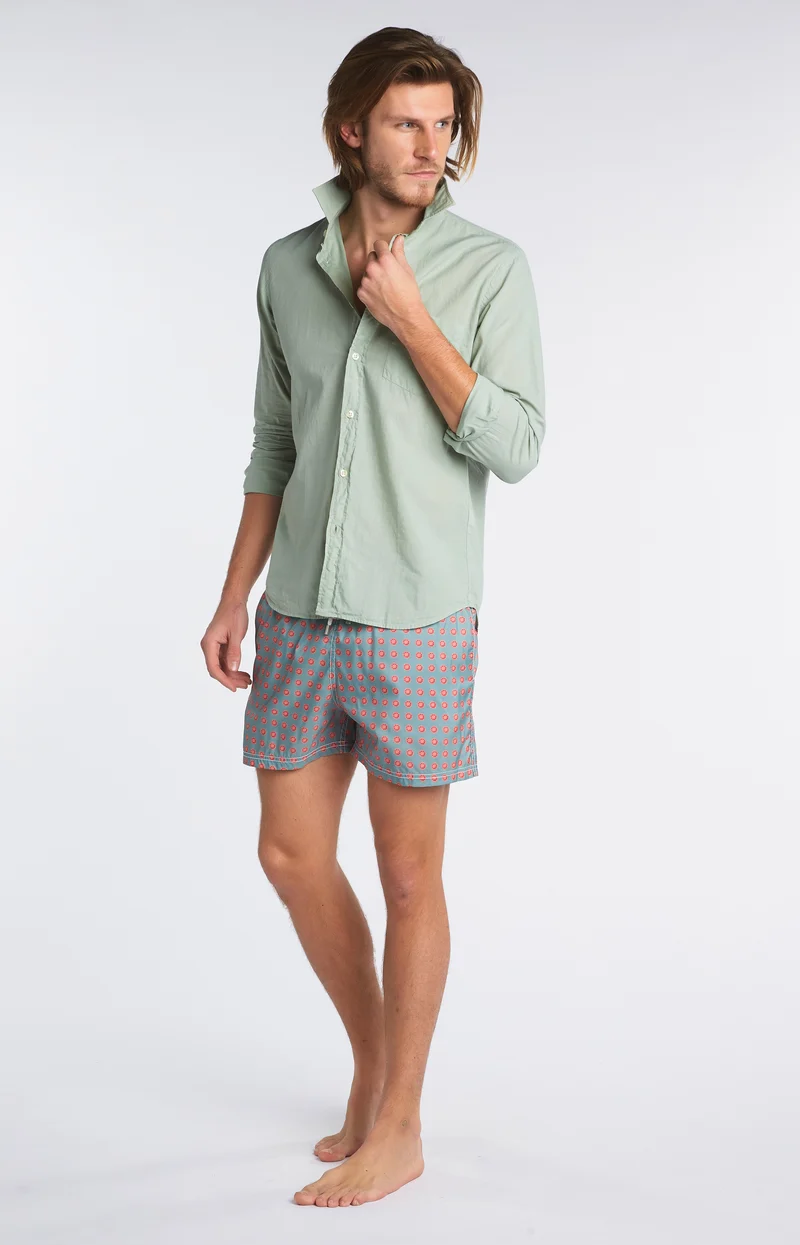 Chemise unie - Vert