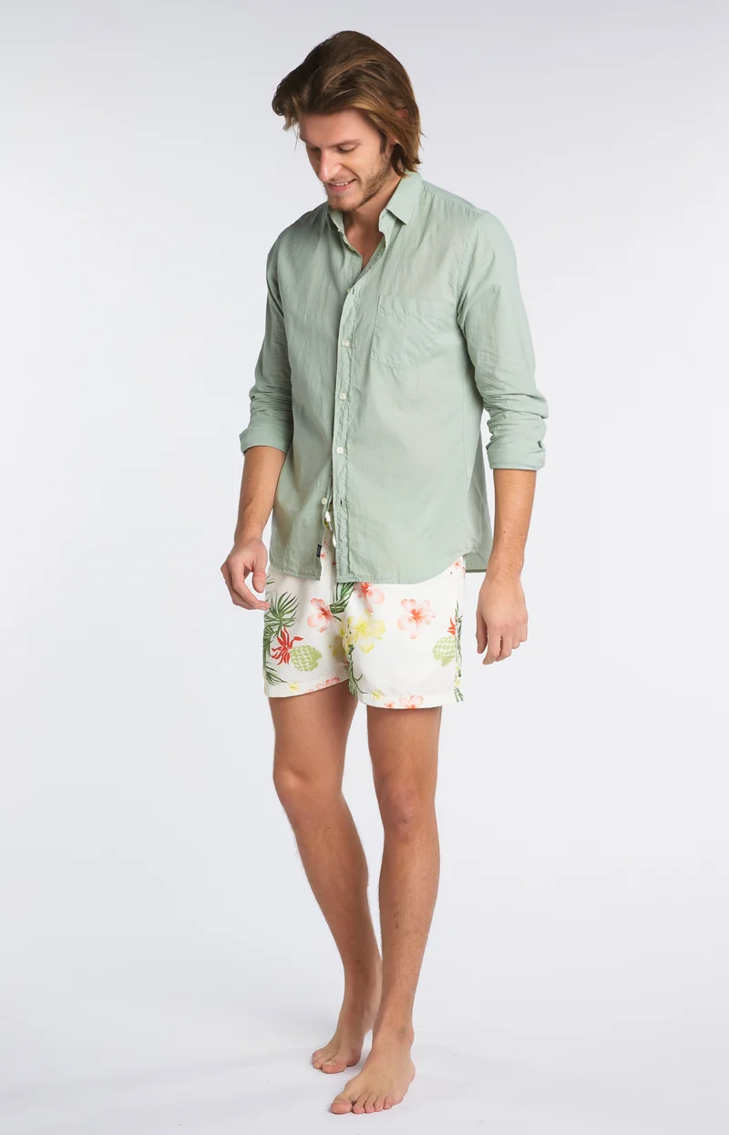 Chemise unie - Vert