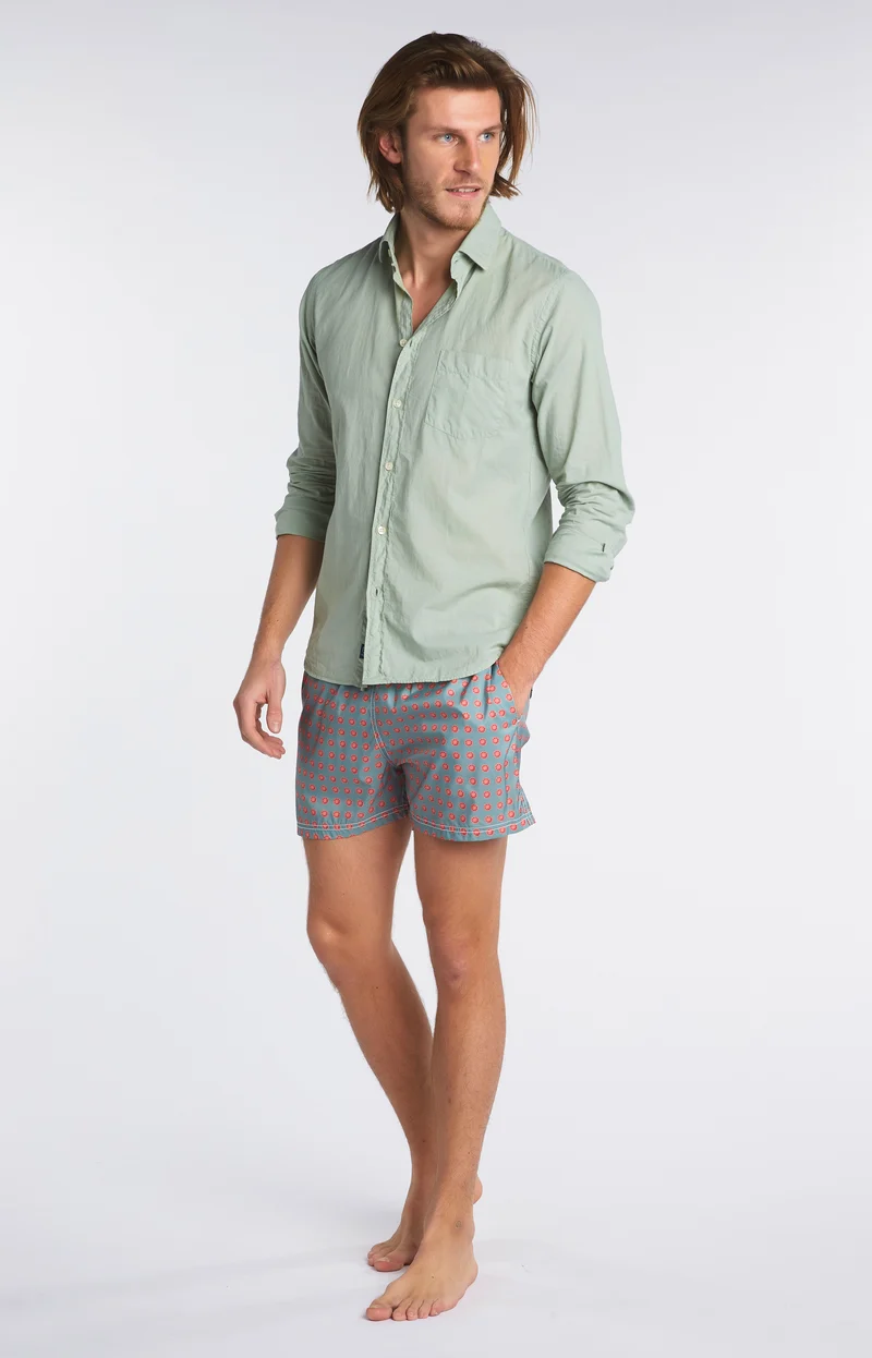 Chemise unie - Vert