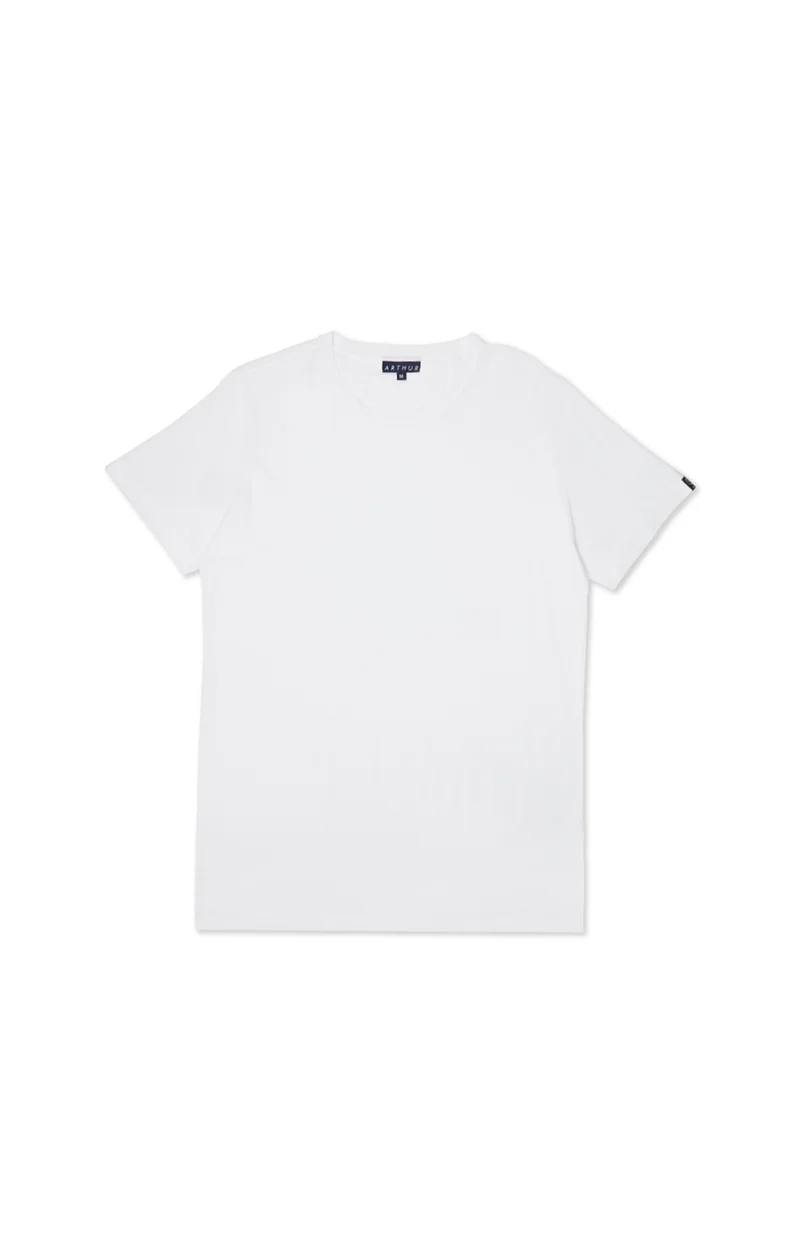 Tee shirt Blanc - Coton Pima