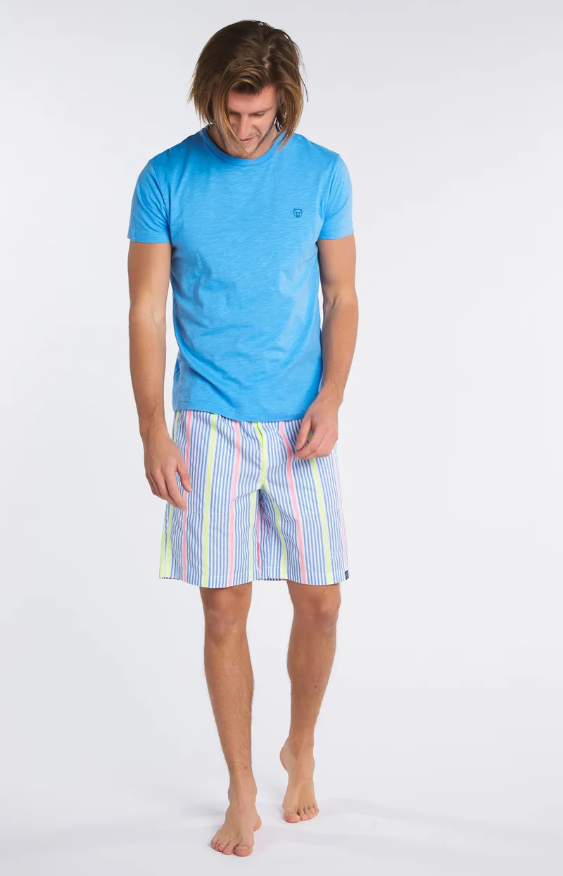 Tee shirt uni - Azur